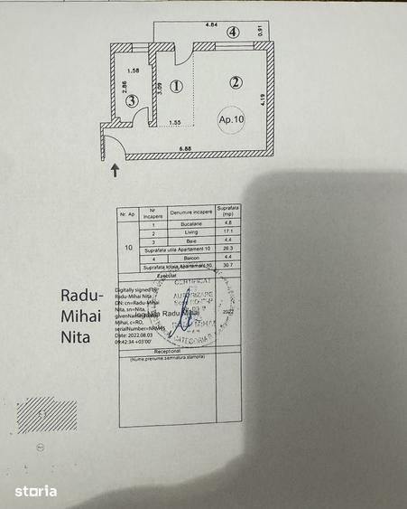Garsonieră în Central
