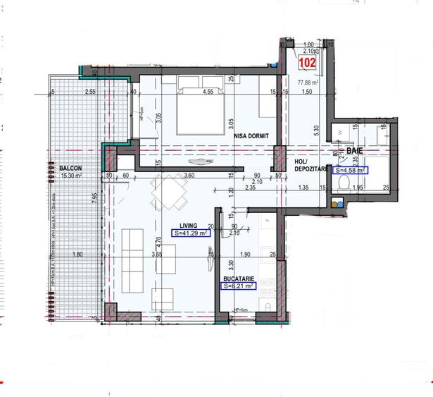 Finalizat | Apartament pe plaja cu vedere la mare în imobil premium - 17