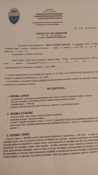 Spațiu comercial, în Mahmudia