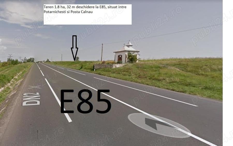 Teren de 18000 mp, în Poșta Câlnău