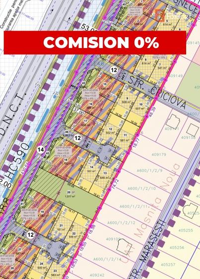 Comision 0% Parcele teren de vanzare, pentru case - Mosnita Noua - 1