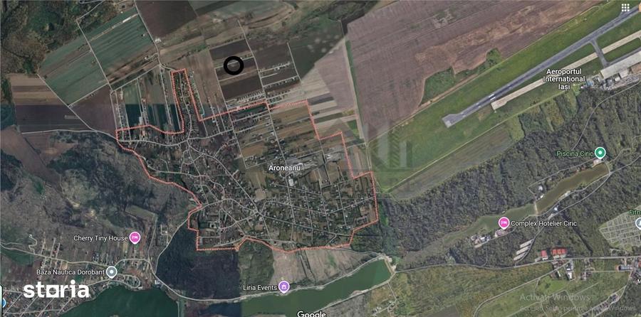 Teren de 652 mp, în Aeroport