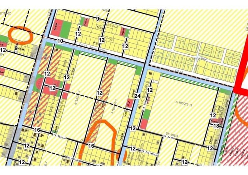 Teren de 1032 mp, în Central