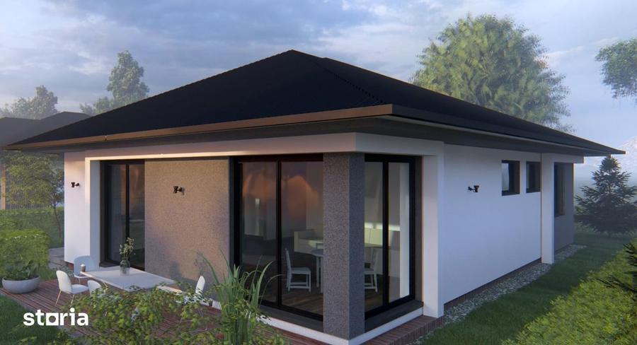 Casă cu 4 camere cu Teren 465 Mp în Sânpetru