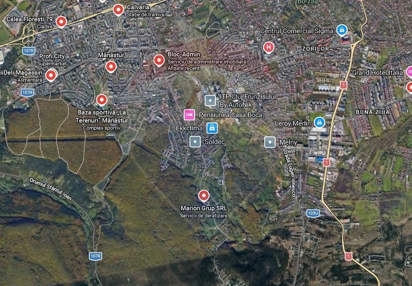 Apartament cu 4 camere decomandat în Mănăștur