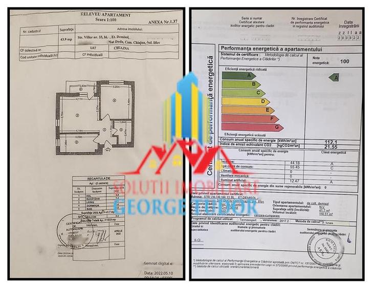 Apartament cu 2 camere decomandat, mobilat în Chiajna