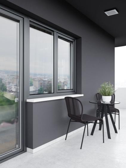 Penthouse cu 3 camere decomandat în Sud