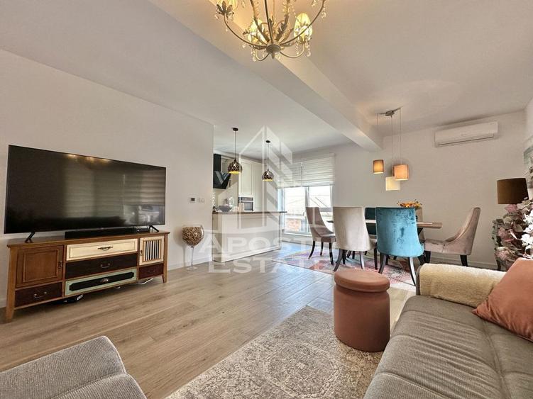 Penthouse cu 3 camere si 2 bai, complet mobilat si utilat... - 17