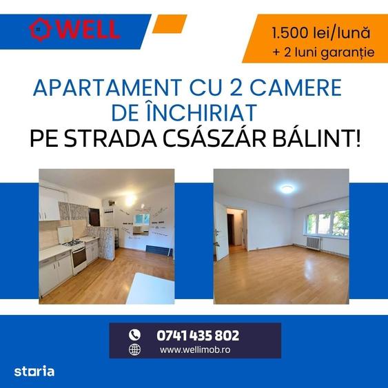 Apartament cu 2 camere în Central