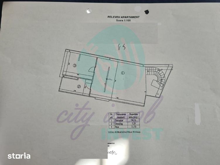 Apartament cu 2 camere în Aviatorilor