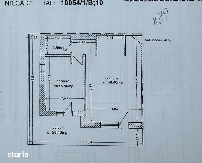 Apartament cu 2 camere în Sud
