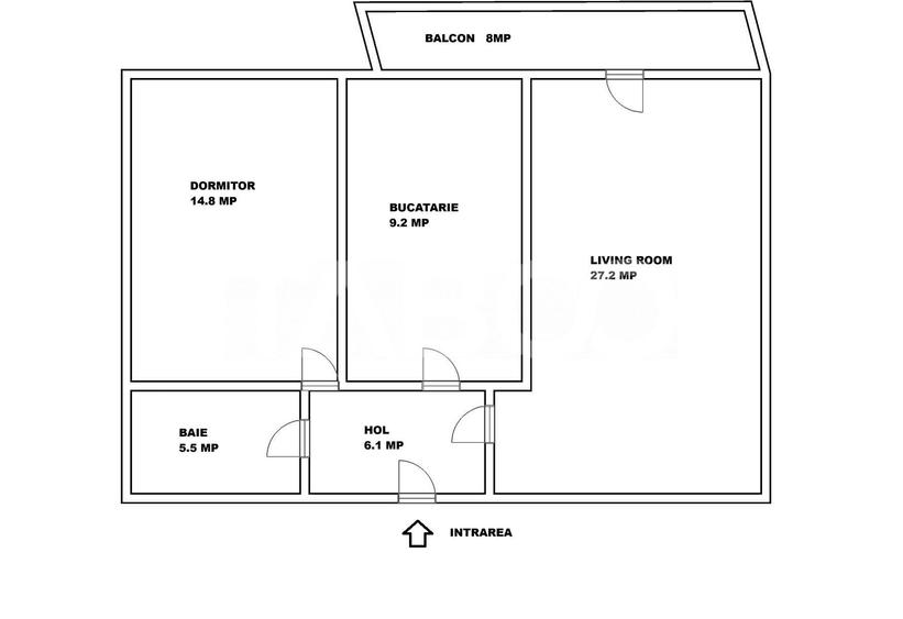 Apartament cu 2 camere 63 mp utili pe Mihai Viteazul din Sibiu - 5