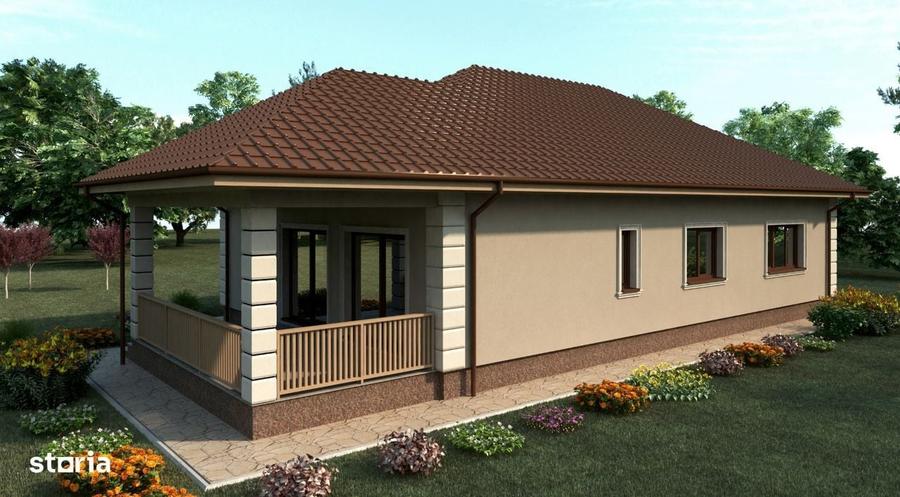 Casă cu 4 camere cu Teren 500 Mp în Sânpetru