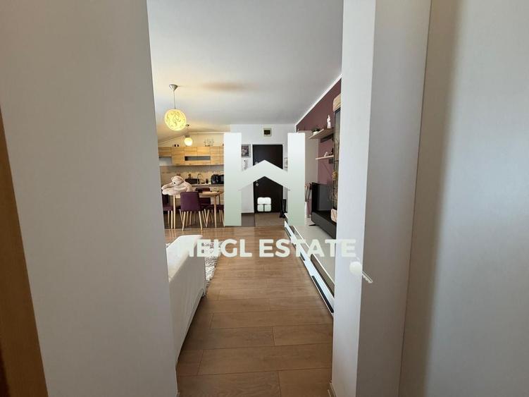 Apartament cu 2 camere semidecomandat, mobilat în Giroc