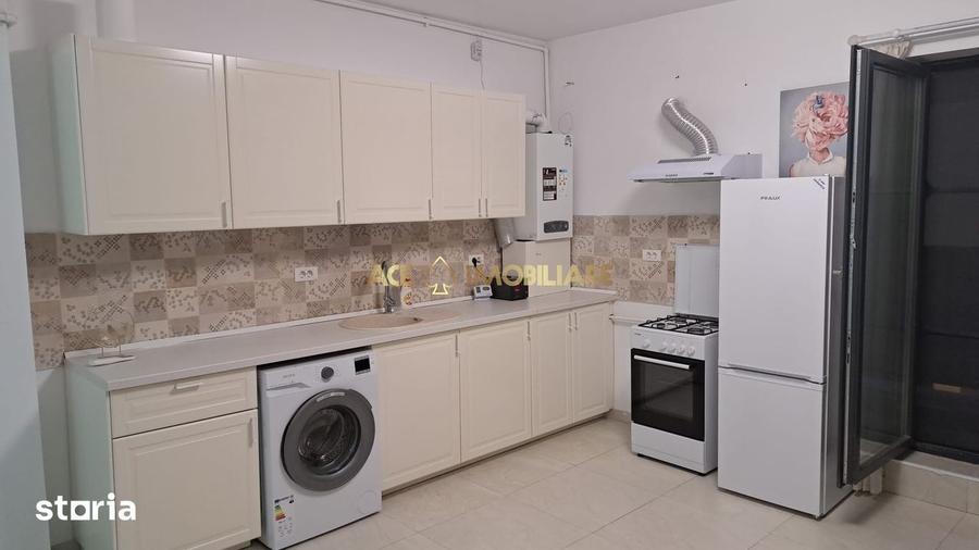 Apartament cu 2 camere, mobilat în Tei