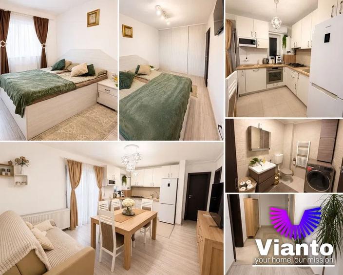 Apartament cu 3 camere decomandat, mobilat în Exterior Vest