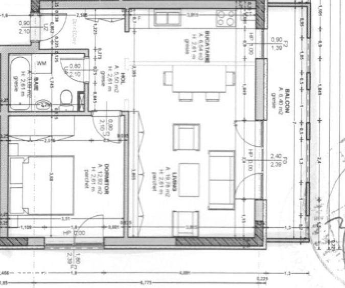 Apartament cu 2 camere decomandat în Lazaret