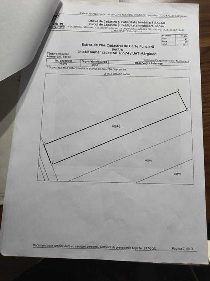 Teren varianta Margineni - Hemeiusi 16Euro mp - 1