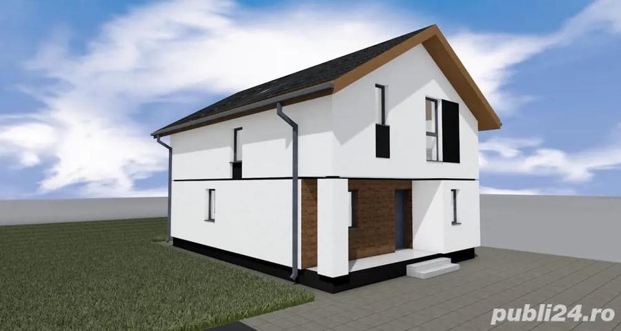 Casă cu 4 camere cu Teren 574 Mp în Moșnița Nouă