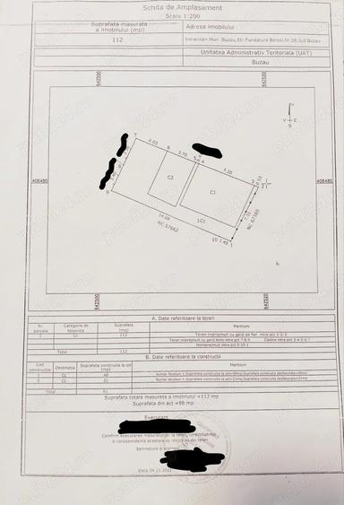 Casă cu 4 camere cu Teren 112 Mp în Central