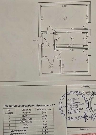 Apartament cu 2 camere decomandat, mobilat în Bucureștii Noi