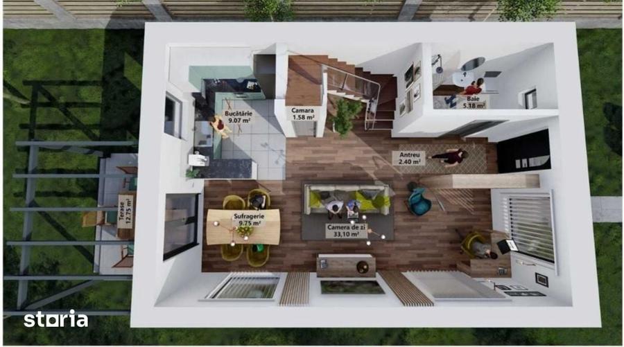 Casă cu 4 camere cu Teren 350 Mp în Livezeni