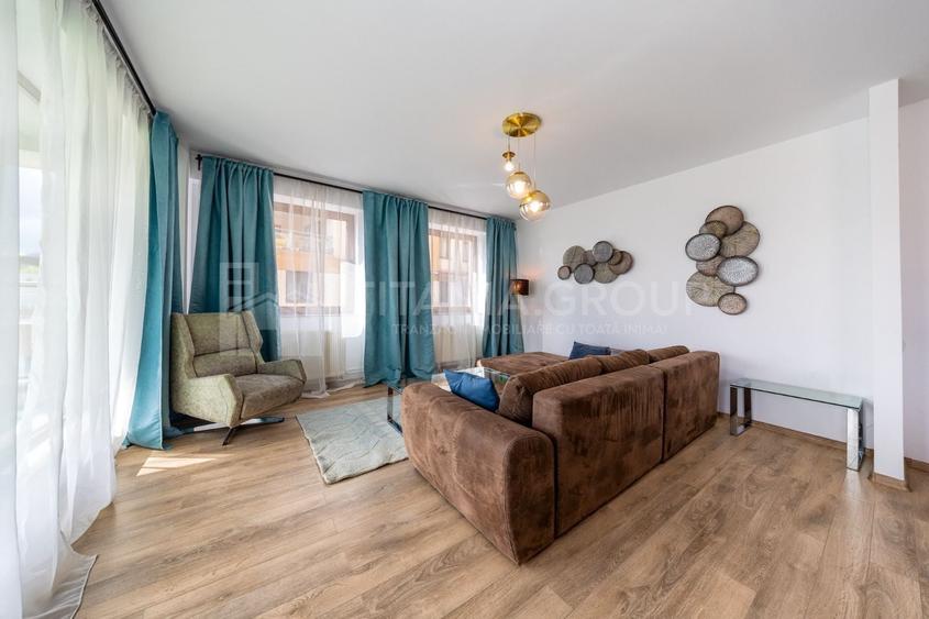 Apartament cu 2 camere semidecomandat, mobilat în Drumul Poienii