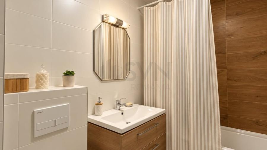 Apartament cu 2 camere semidecomandat, mobilat în Nord
