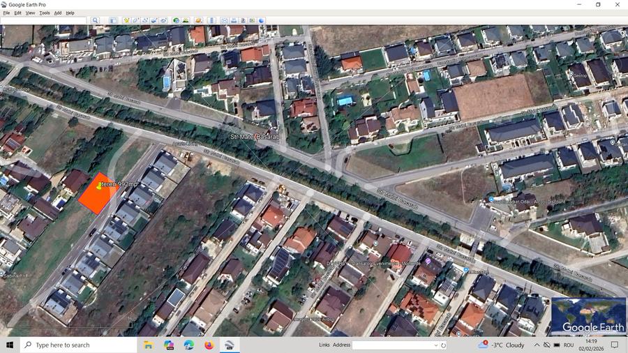 Teren Construcții intravilan de 500 mp, în Odăi
