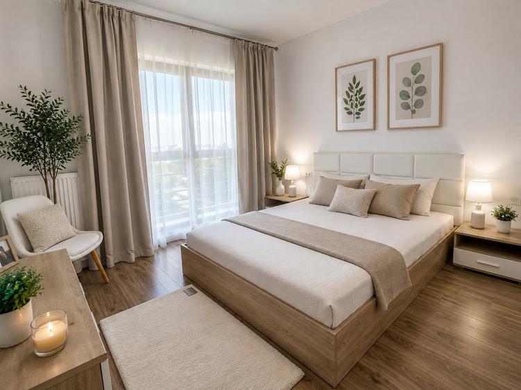 Apartament cu 2 camere decomandat, mobilat în Lujerului