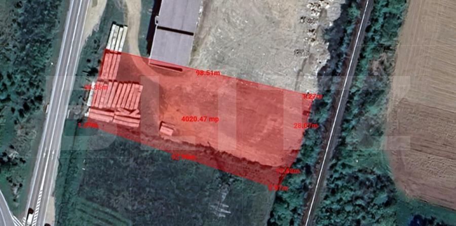 Teren Construcții intravilan de 4021 mp, în Exterior Sud