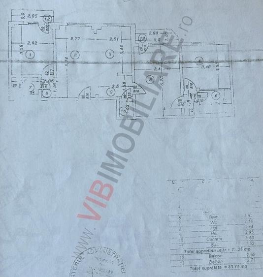 Apartament cu 4 camere semidecomandat, mobilat în Văcăresti