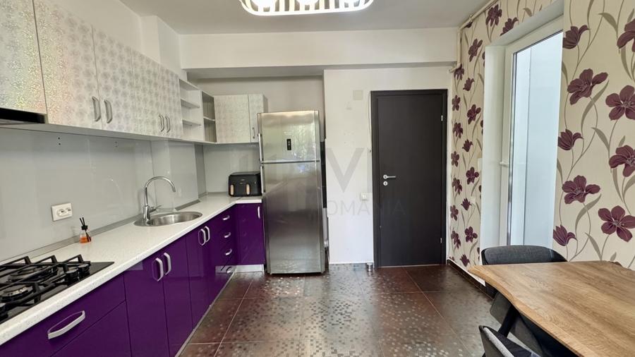Apartament cu 2 camere semidecomandat, mobilat în Giurgiului