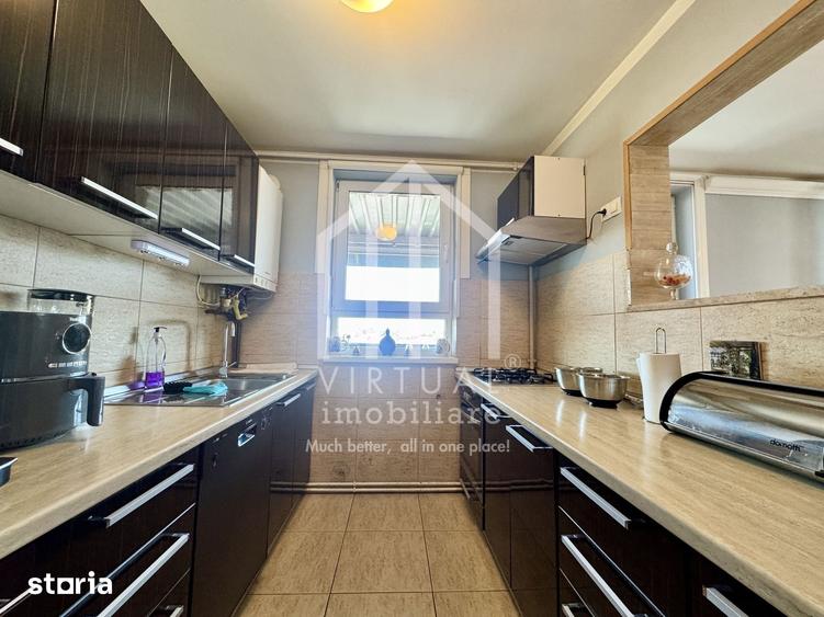 Apartament cu 3 camere, mobilat în Terezian