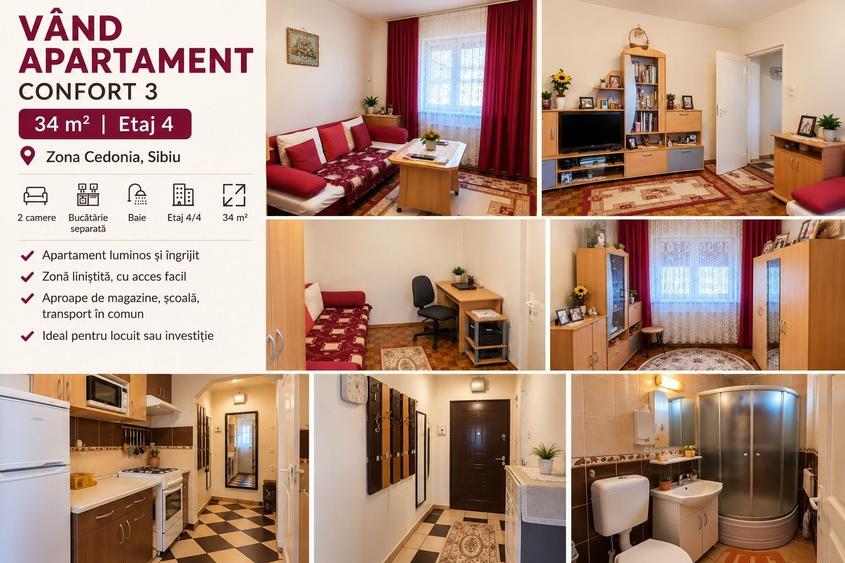 Apartament cu 2 camere în Cedonia