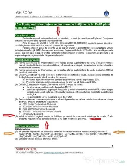 Teren Constructii Rezidentiale, 4037mp, Regim Inaltime Mare - 4