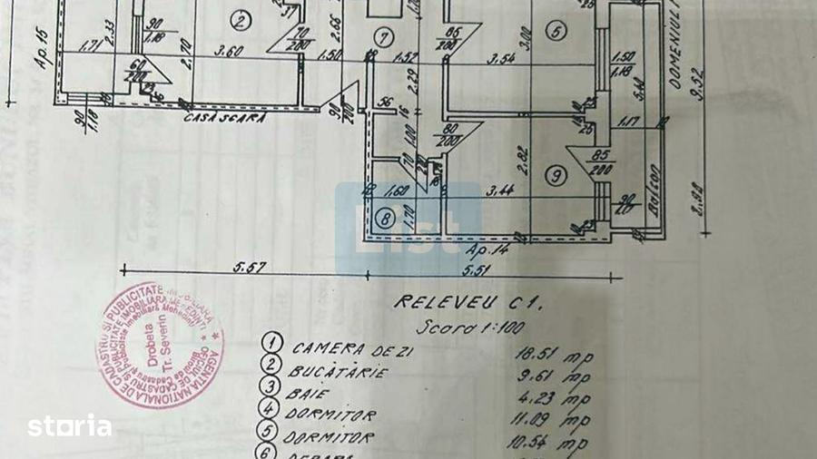 Apartament cu 4 camere decomandat în Central