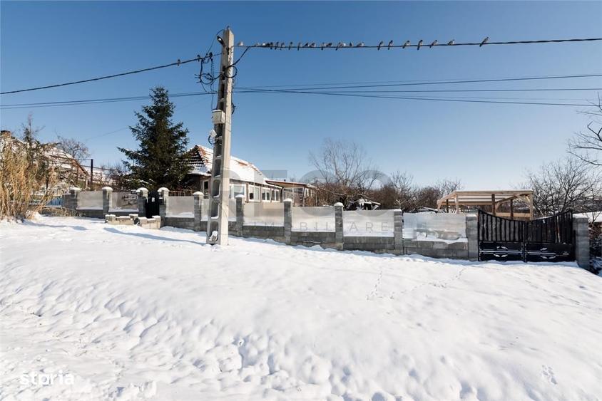 Casă cu 2 camere cu Teren 1600 Mp în Cetariu