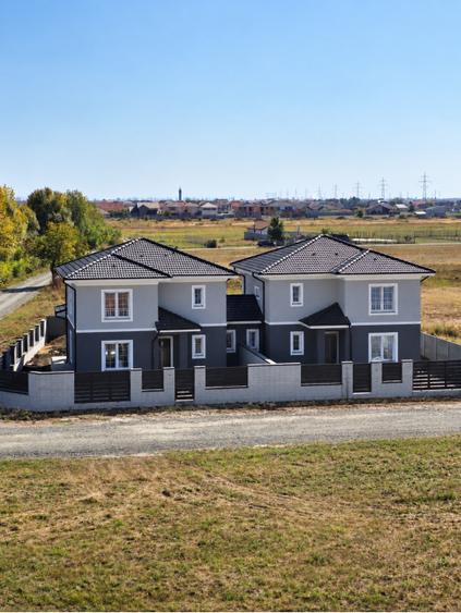 Duplex cu 4 camere cu Teren 390 Mp în Moșnița Nouă