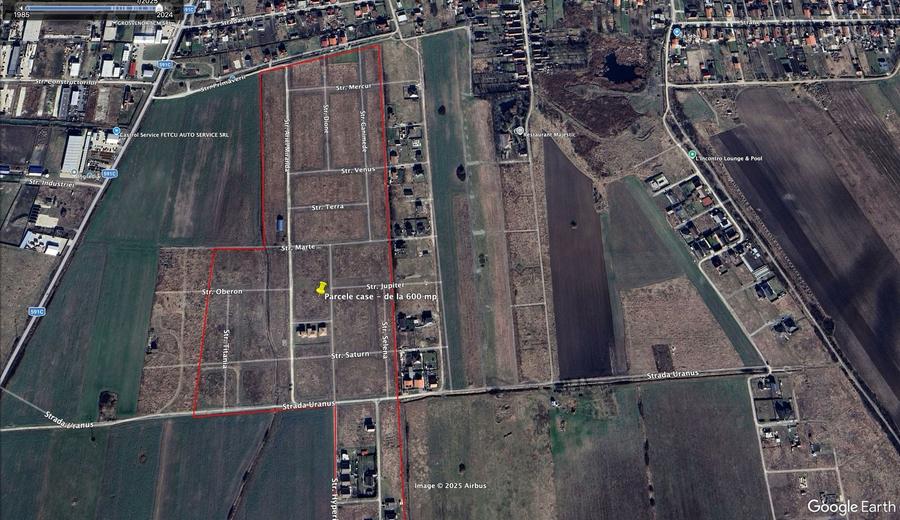 Teren Construcții intravilan de 600 mp, în Săcălaz