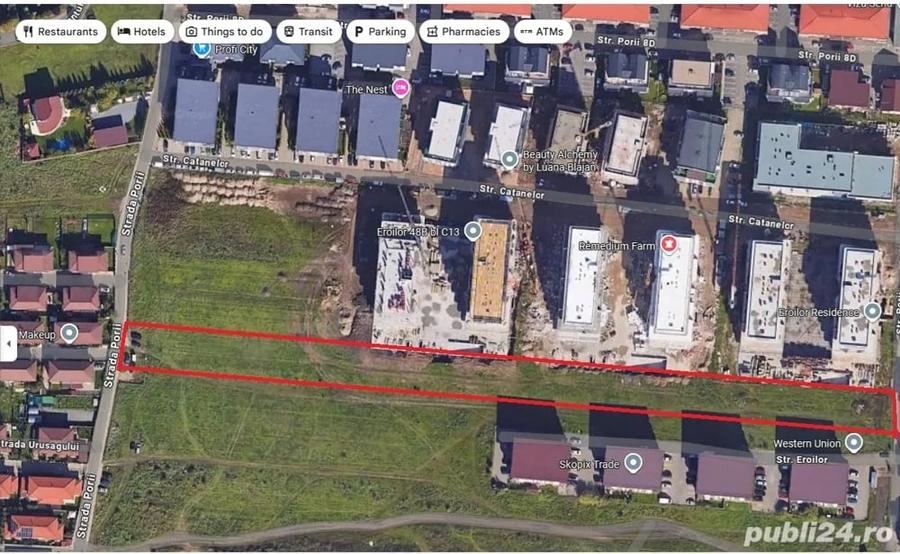 Teren Construcții intravilan de 5702 mp, în Florești