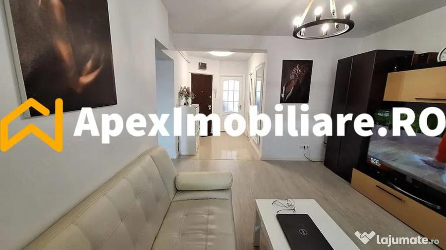 Apartament cu 2 camere semidecomandat, mobilat în Păcii