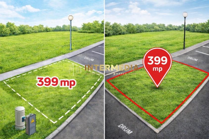 Teren Construcții intravilan de 399 mp, în Cetate