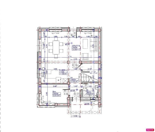 Casă cu 5 camere cu Teren 510 Mp în Central