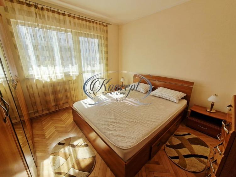 Apartament cu 3 camere decomandat, mobilat în Semicentral