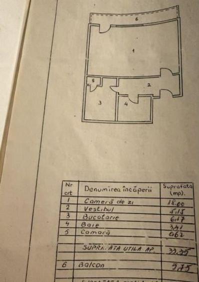 Berceni, Oltenitei, garsoniera de vanzare, anul 1981 - 3