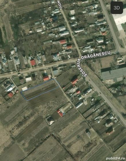 Teren de 2480 mp, în Drăgănescu