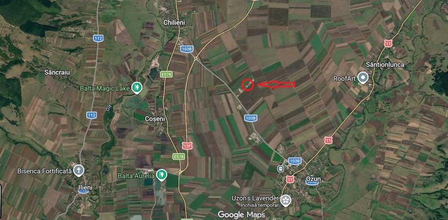 Teren de 5000 mp, în Central