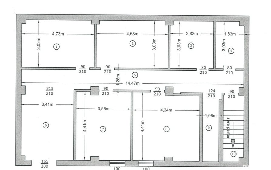 Casă cu 4 camere în Central