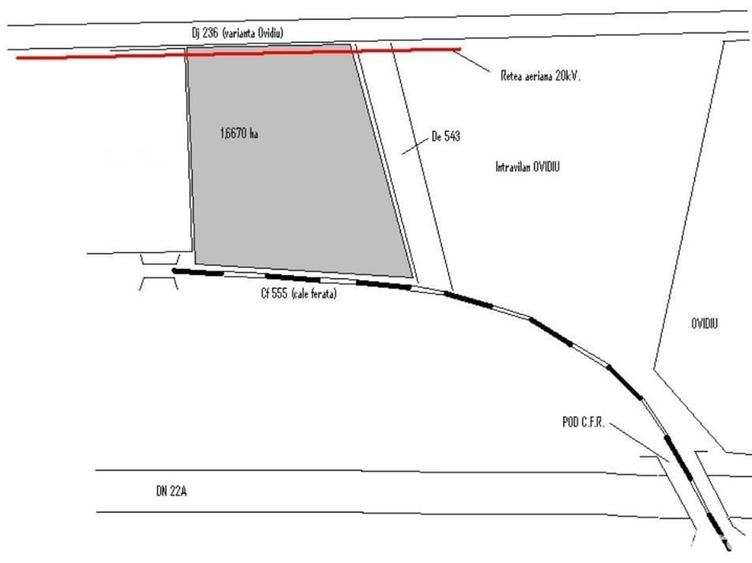 Teren Construcții intravilan de 17000 mp, în Exterior Vest